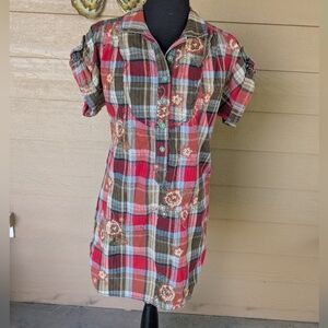 Chelsea & Violet Multicolor Plaid Dress